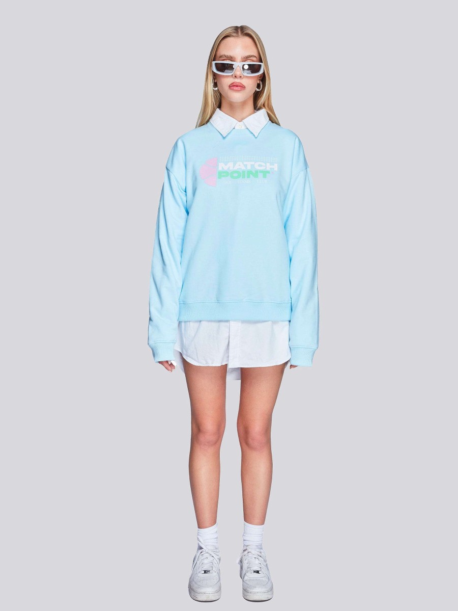 GOI Blue Match Sweatshirt | Tops & Bodysuits