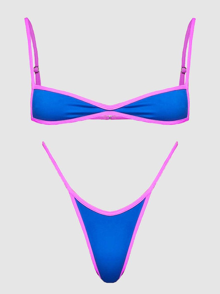 GOI Blue Aerin Bikini Top | Bikini Tops