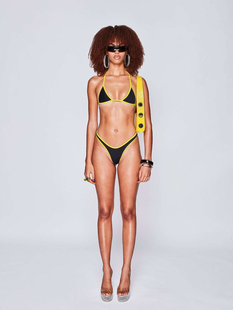 GOI Black Bibi Bikini Bottom | Bikini Bottoms